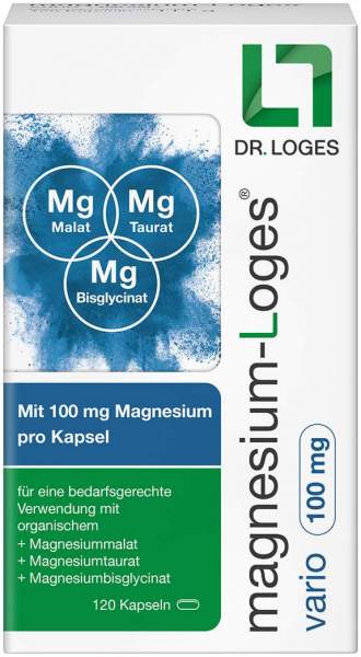 Magnesium-Loges Vario 100 mg 120 Kapseln