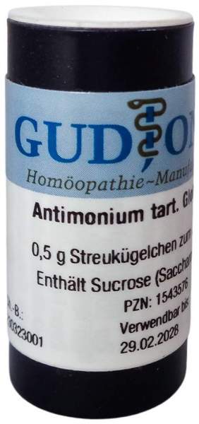 Antimonium tartaricum C 30 Einzeldosis Globuli 0,5 g