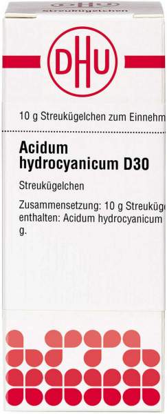 Acidum hydrocyanicum D 30 Globuli 10g