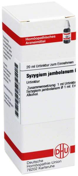 Dhu Syzygium Jambolanum Urtinktur D1 20 ml Dilution