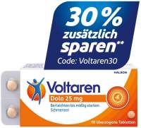Voltaren Dolo 25 mg 10 überzogene Tabletten