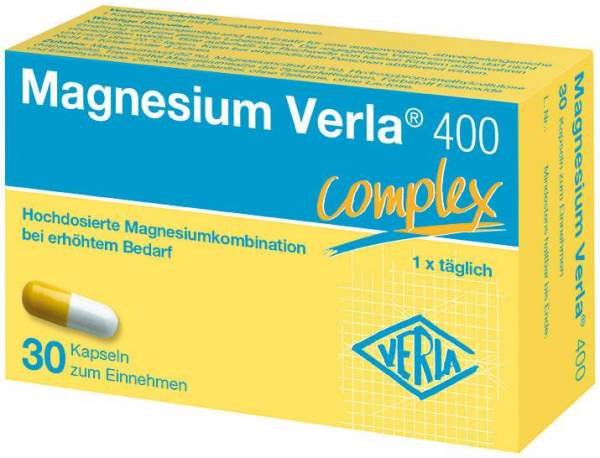 Magnesium Verla 400 30 Kapseln