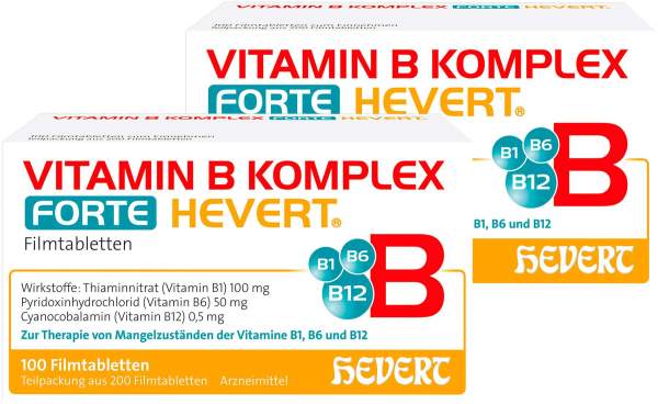 Vitamin B Komplex Forte Hevert 2 x 200 Tabletten