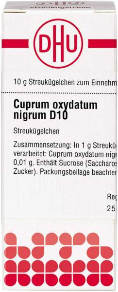 Cuprum Oxyd Nigr. D 10 Globuli