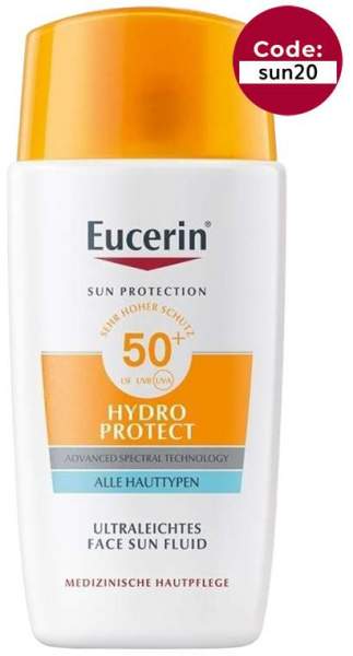 Eucerin Sun Hydro Protect Face Sun Fluid LSF 50+ 50 ml