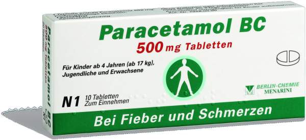 Paracetamol Bc 500 mg 10 Tabletten