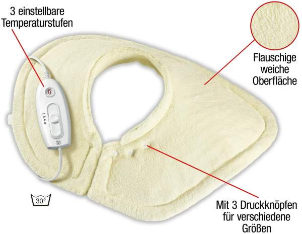 Sanitas Schulter- und Nackenheizkissen SHK-49 beige