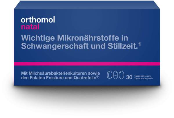 Orthomol Natal Tabletten-Kapseln Kombipackung 30 Portionen