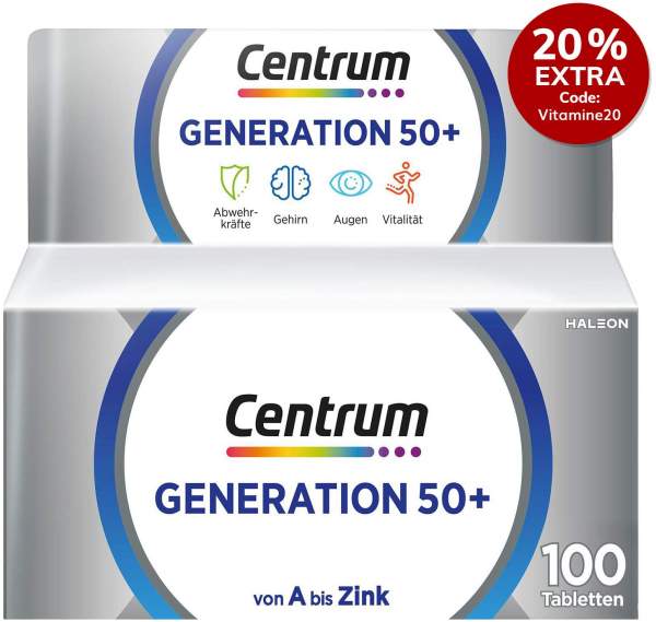 Centrum Generation 50+ 100 Tabletten