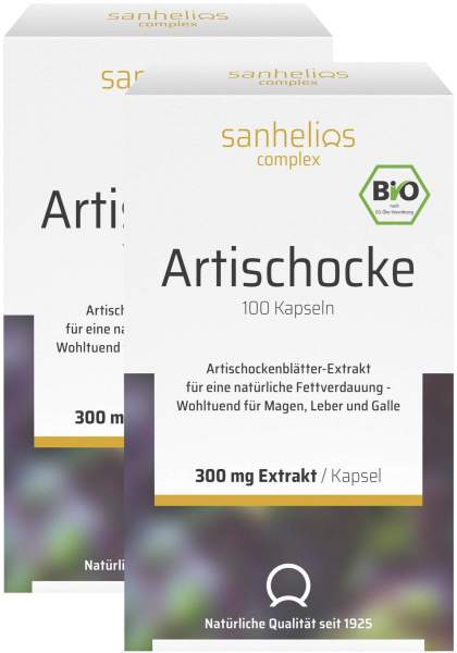 Sanhelios Bio Artischocke 2 x 100 Kapseln