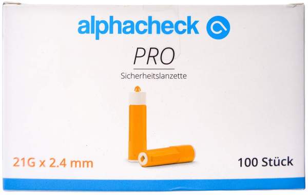 Alphacheck Pro Sicherheitslanzetten 21 Gx2,4 mm
