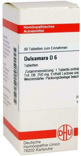 Dhu Dulcamara D6 80 Tabletten