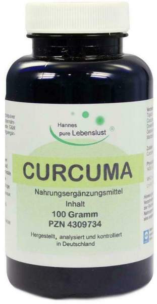 Curcuma 100g Pulver Mit Sekundären Pflanzennährstoffen