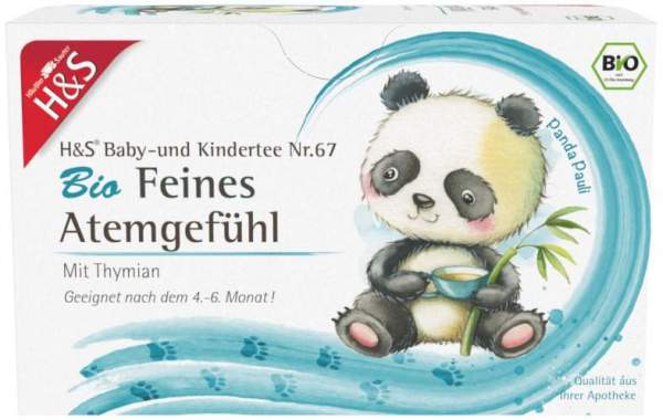H&amp;S Bio Baby- und Kindertee Feines Atemgefühl 20 Filterbeutel
