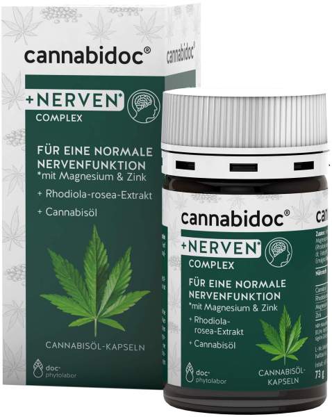 Doc Phytolabor Cannabidoc + Nerven Complex 60 Kapseln