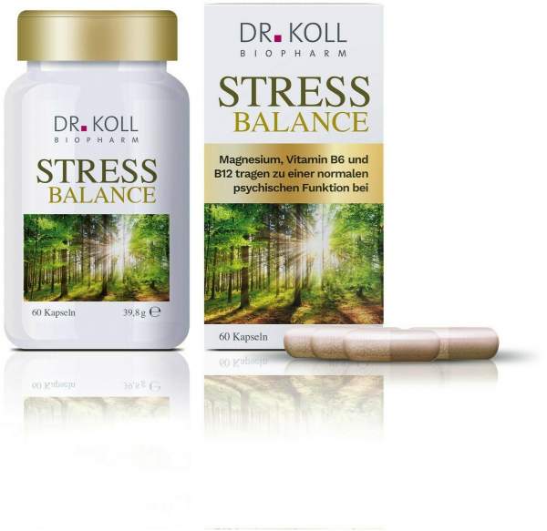 Stress Balance Dr.Koll Vitamin B6+b12+ Magnesium 60 Kapseln
