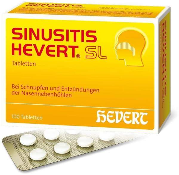 Sinusitis Hevert SL 100 Tabletten