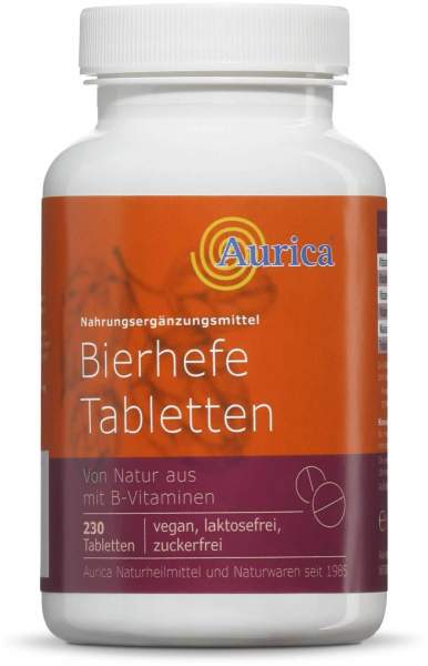 Bierhefe Tabletten Aurica 230 Tabletten