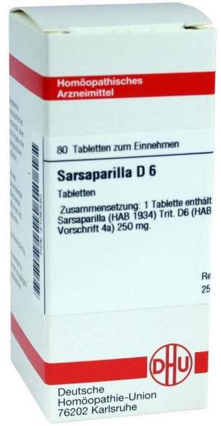 Sarsaparilla D 6 Tabletten