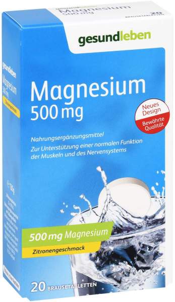 Gesund Leben Magnesium 500 mg Brausetabletten