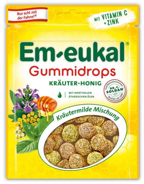 Em eukal Gummidrops Kräuter-Honig 90 g