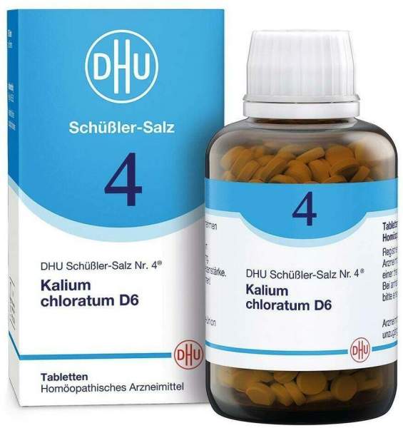 DHU Schüßler-Salz Nr. 4 Kalium chloratum D6 900 Tabletten
