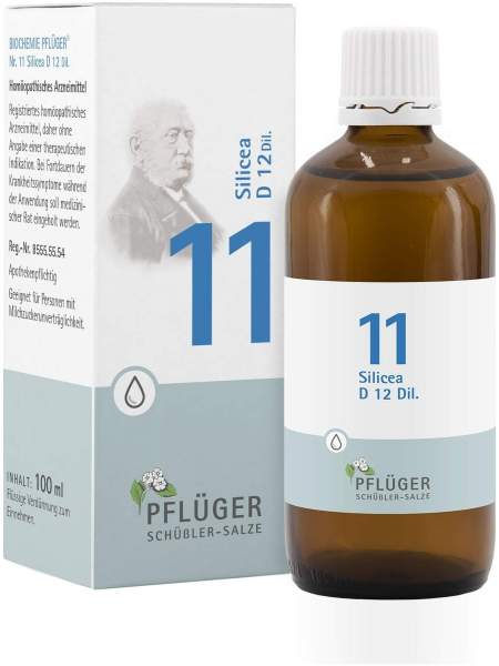 Biochemie Pflüger 11 Silicea D12 100 ml Tropfen