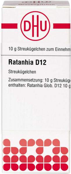 Dhu Ratanhia D12 Globuli 10 G