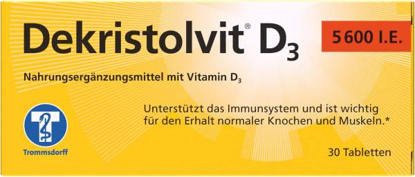 Dekristolvit D3 5.600 I.E. 30 Tabletten