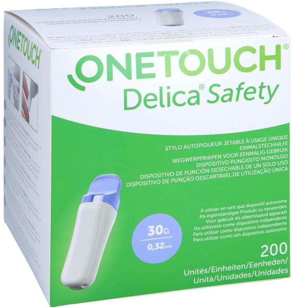 One Touch Delica Safety Einmalstechhilfe 30 G 200 Stück