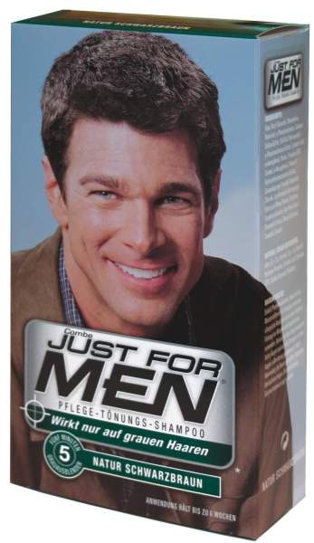 Just For Men Tönungsshampoo Natur Schwarzbraun