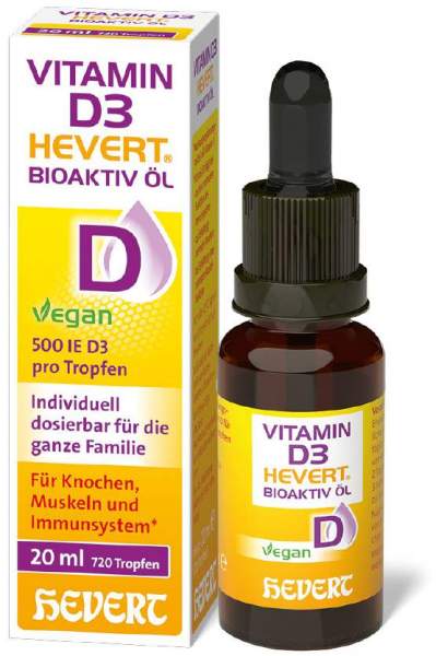 Vitamin D3 Hevert Bioaktiv Öl 20 ml