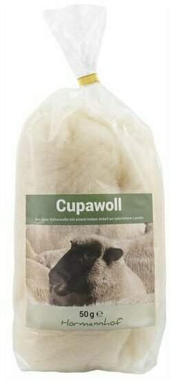 Cupawoll Fettwolle mit natürlichem Lanolin 50 g