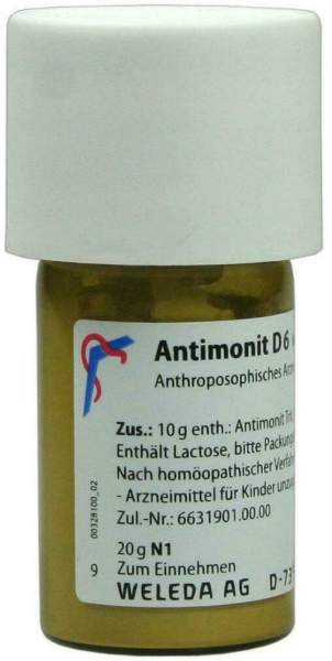 Weleda Antimonit D6 20 G Trituration