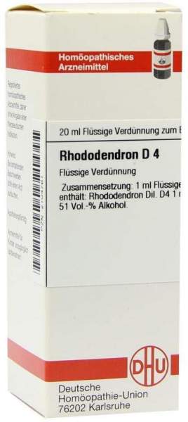 Dhu Rhododendron D4 20 ml Dilution