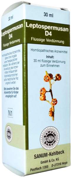 Leptospermum Scoparium D 4 Tropfen zum Einnehmen 30 ml