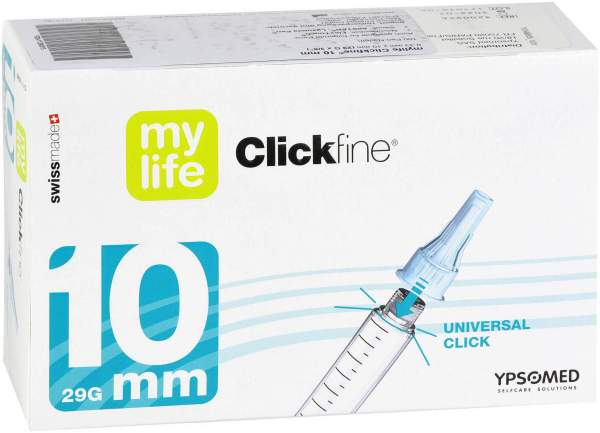 Clickfine Universal 10 Kanülen 0,33 X 10 mm 100 Stück