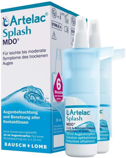 Artelac Splash MDO 2 X 15 ml Augentropfen