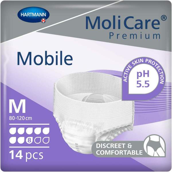 Molicare Premium Mobile 8 Tropfen Gr.M