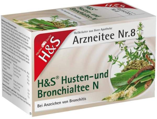 H&amp;S Husten- und Bronchialtee N 20 Filterbeutel