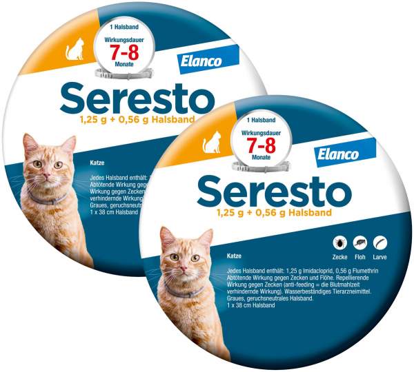 Seresto Halsband für Katzen 2 x 1 Stück