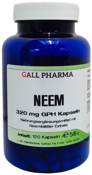 Neem 320 mg Gph Kapseln 120 Stück
