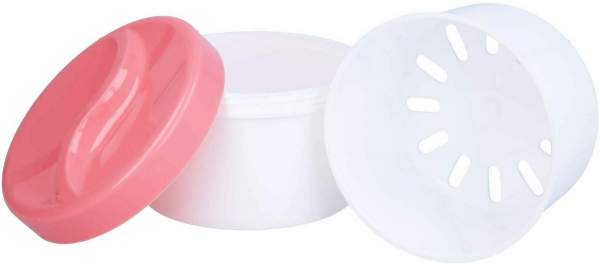 Gebissdose Rosa Mit Einsatz U.Deckel