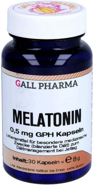 Melatonin 0,5 mg Gph 30 Kapseln