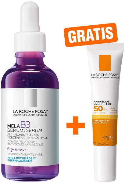 La Roche Posay Mela B3 Serum 50 ml + gratis La Roche Posay Anthelios Invisible Fluid UVMune 400 LSF 50+ 15 ml
