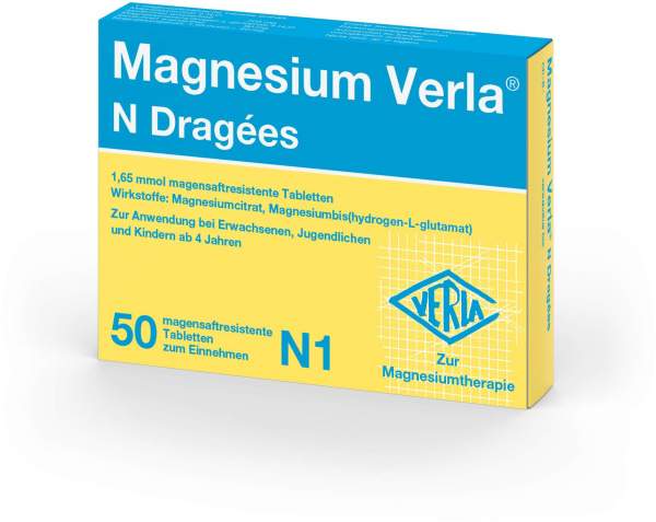 Magnesium Verla N 50 Dragees