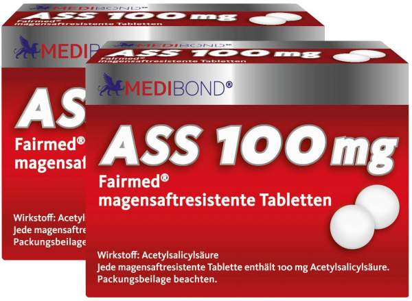 ASS Medibond 100 mg 2 x 100 magensaftresistente Tabletten