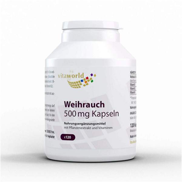 Weihrauch 500 mg 120 Kapseln