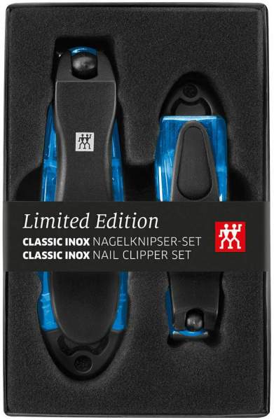 Zwilling Classic Inox Nagelknipser Set blau 2-teilig