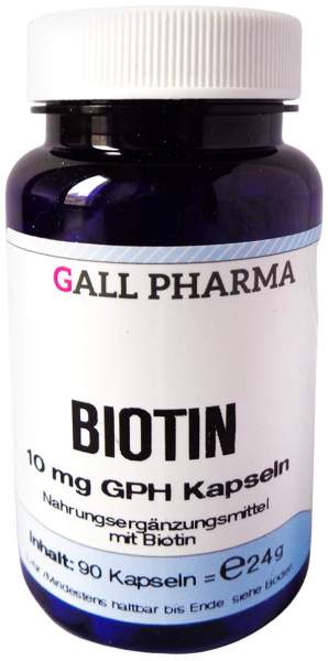 Biotin 10 mg Gph Kapseln 90 Stück